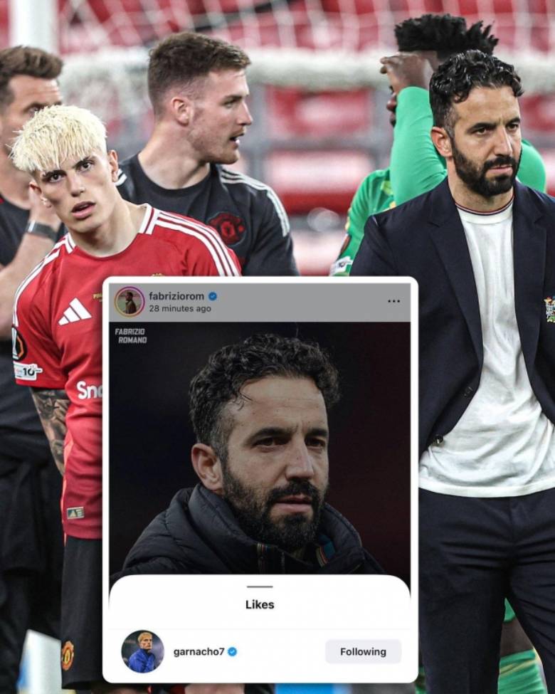 Garnacho sparked controversy by liking a post announcing Amorim&rsquo;s sacking